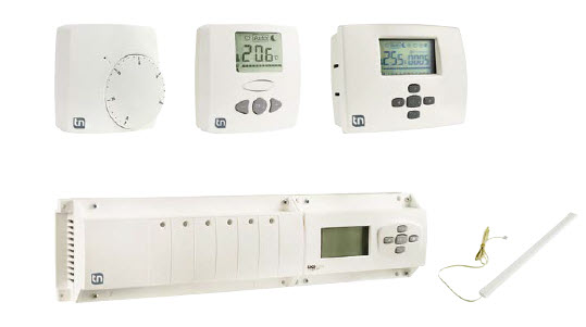 NOVASTAT / NOVAMASTER RF WIRELESS ROOM THERMOSTATS AND CONNECTOR MODULES taconova RF-MINI RF-DIGITAL RF-W66K RF_LOGIC 206.1658.000 206.1659.000